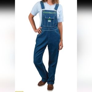 Liberty Denim Bib Overalls Size 14 Regular Big Kids